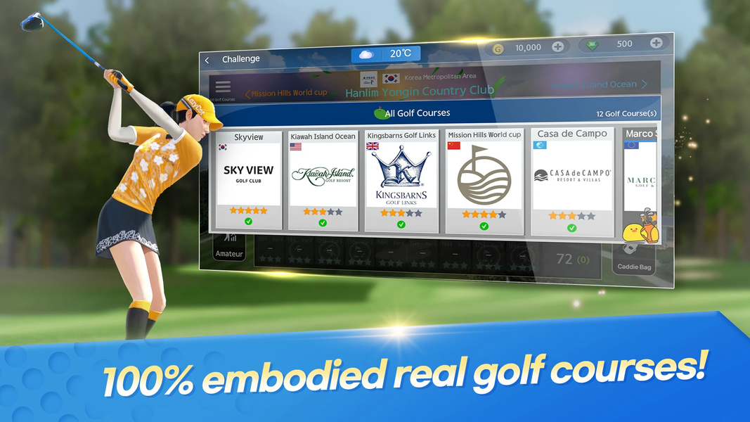 GOLFZON M:NEXT ROUND - Gameplay image of android game