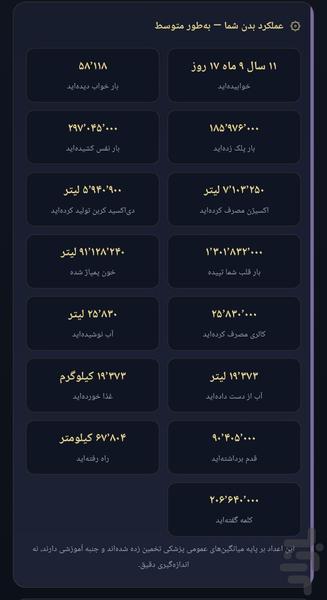 Gozar Omr | Life Timeline - Image screenshot of android app