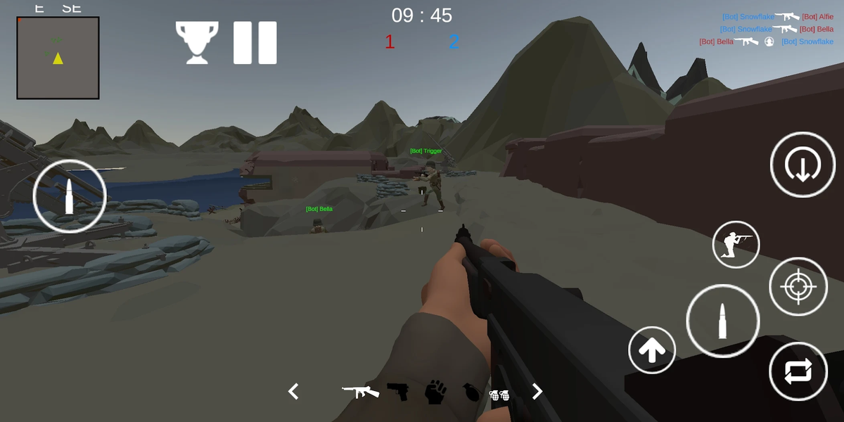 Allied: WW۲ FPS - عکس بازی موبایلی اندروید