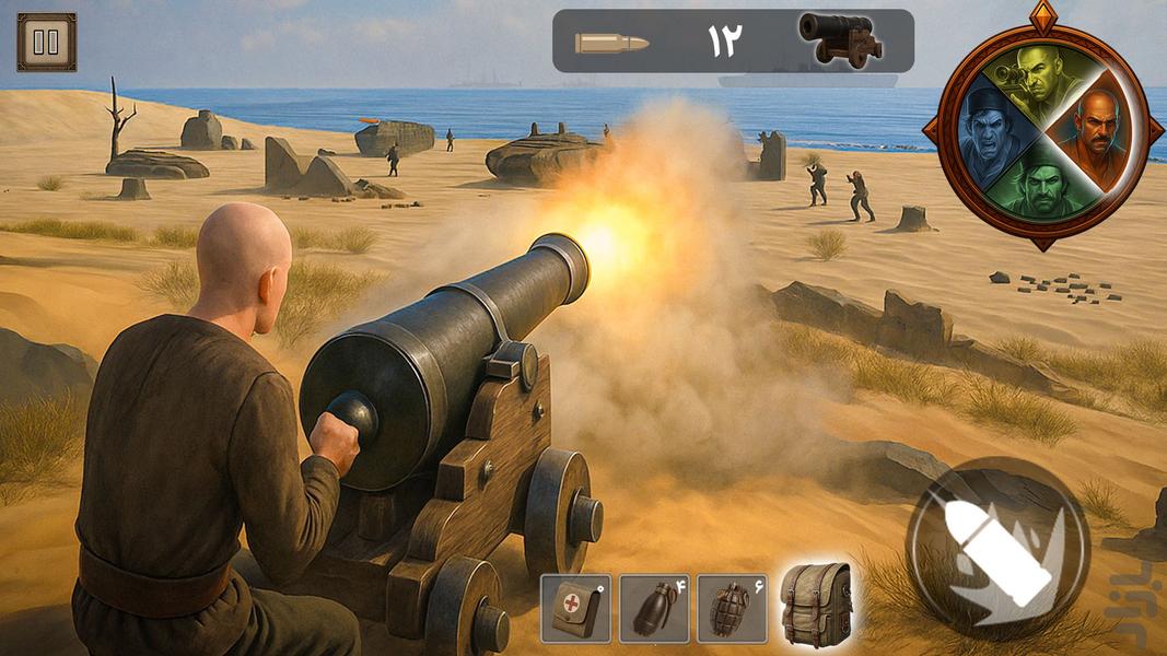 رئیسعلی دلواری: شوتر استراتژی مقاومت - عکس بازی موبایلی اندروید