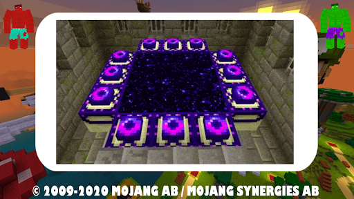 Ender Portal Eyes : Resource Pack for MCPE - Gameplay image of android game