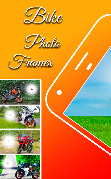 Bike photo editor: frames - عکس برنامه موبایلی اندروید