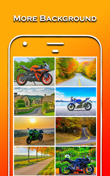 Bike photo editor: frames - Image screenshot of android app