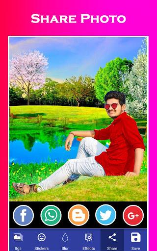 Nature photo editor: frames - Image screenshot of android app