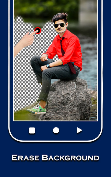 Snowfall photo editor: frames - Image screenshot of android app