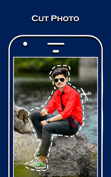 Snowfall photo editor: frames - Image screenshot of android app
