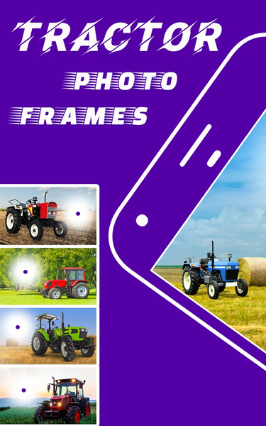 Tractor photo editor: frames - عکس برنامه موبایلی اندروید