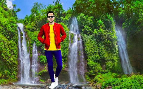 Waterfall photo editor frames - عکس برنامه موبایلی اندروید