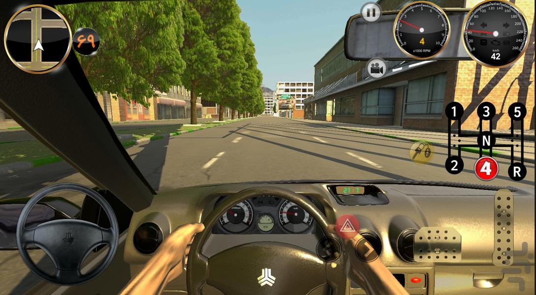 آموزشگاه رانندگی گرافند 3 - Gameplay image of android game