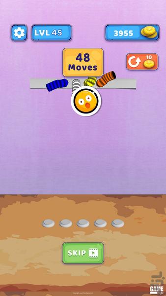 طنابپیچ - Gameplay image of android game