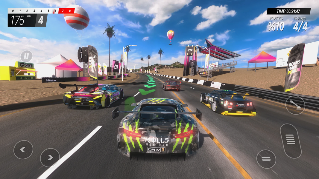 Rally Horizon - Gameplay image of android game