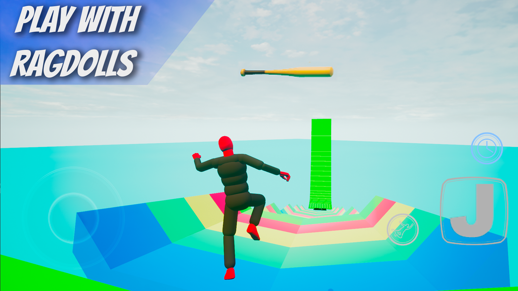 Ragdoll ۳D - Parkour Adventure - عکس برنامه موبایلی اندروید