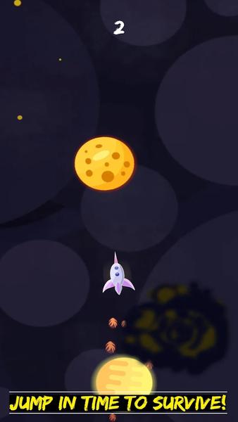 Zone Jumping - Fly in a spaces - Gameplay image of android game