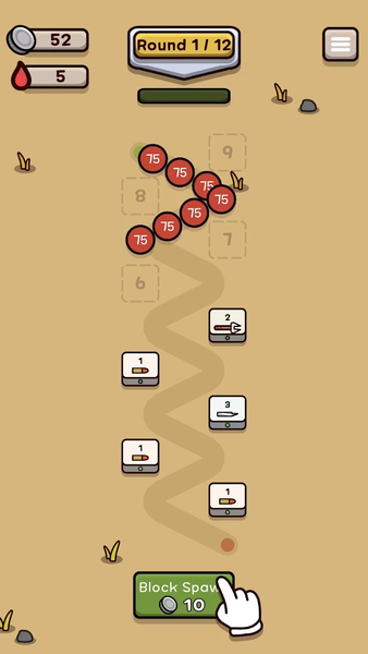 Block Kingdom Defense - Gameplay image of android game