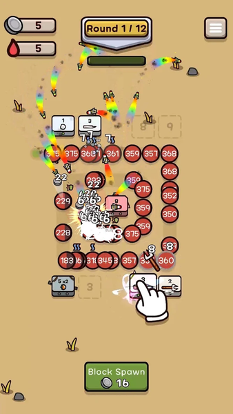 Block Kingdom Defense - Gameplay image of android game