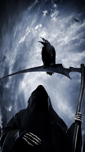 Grim Reaper Live Wallpaper - Image screenshot of android app