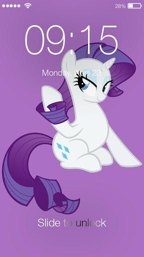 Pony Sketch ART Screen Lock - Image screenshot of android app