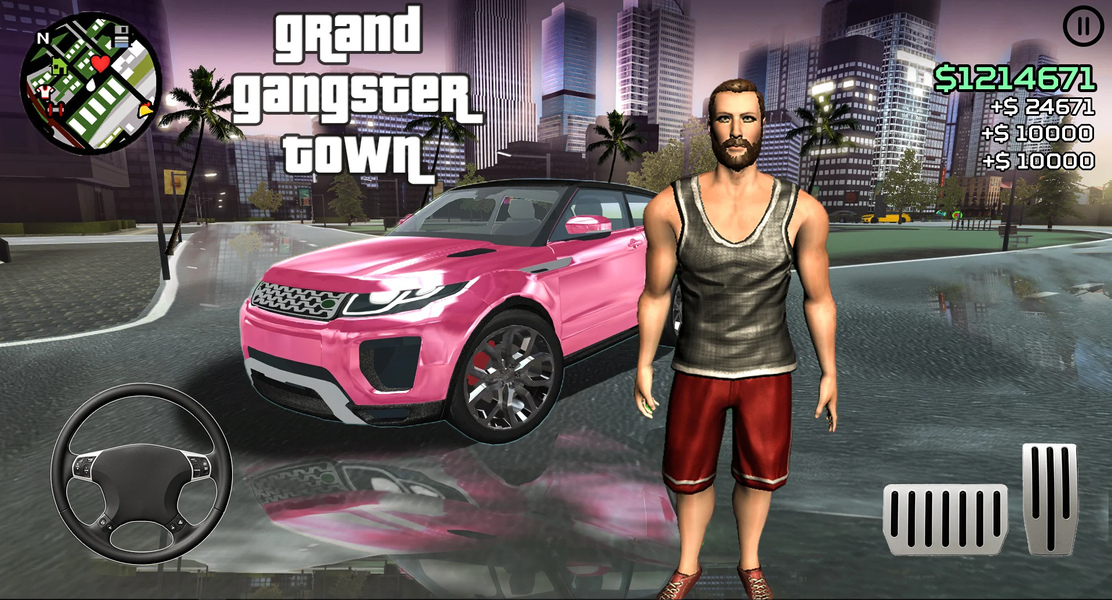 Gangster Town : Mad City Story - عکس بازی موبایلی اندروید