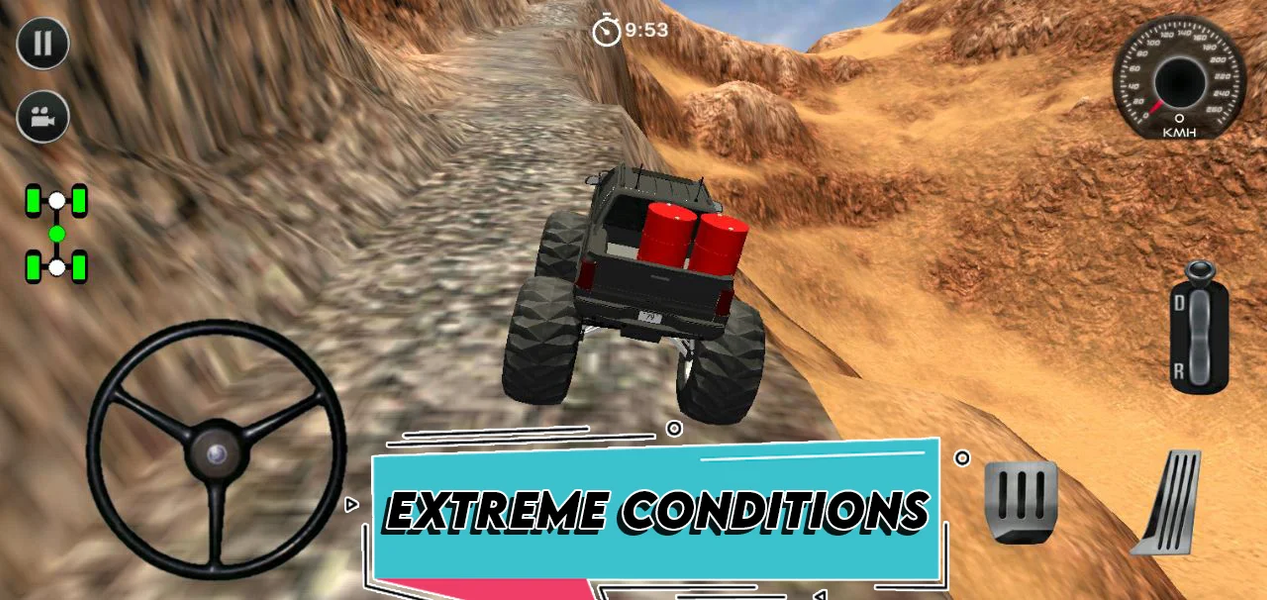 Offroad Simulator : Extreme - Gameplay image of android game