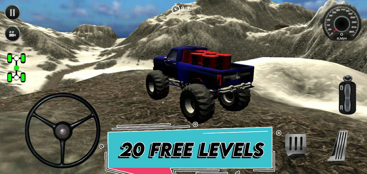 Offroad Simulator : Extreme - Gameplay image of android game