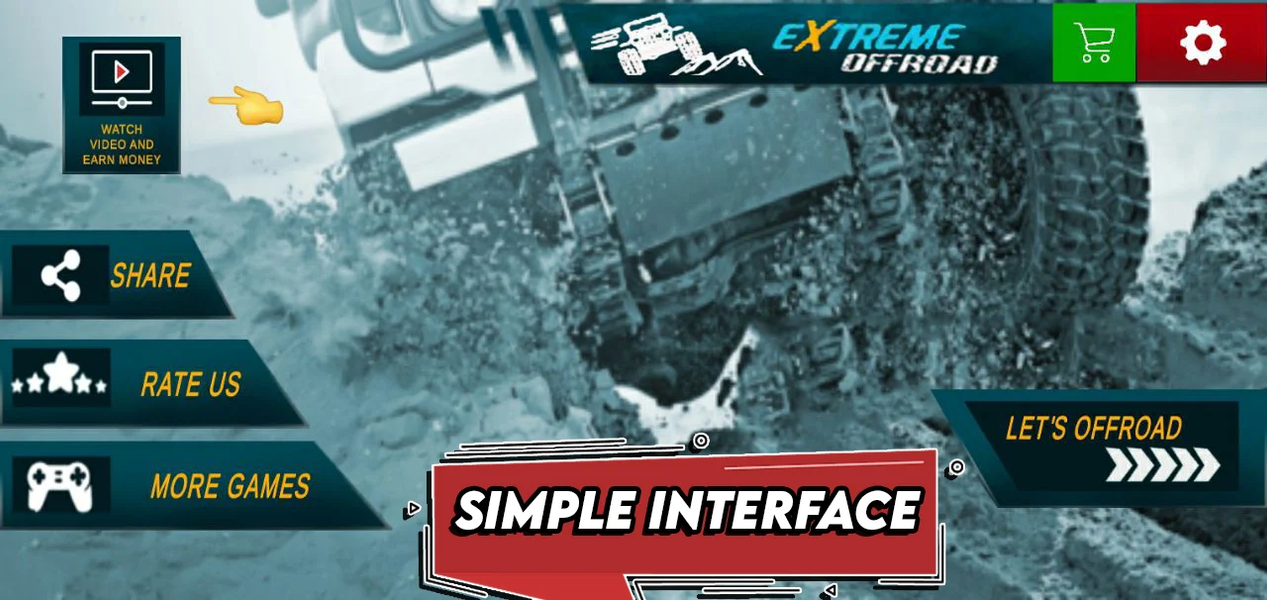 Offroad Simulator : Extreme - Gameplay image of android game