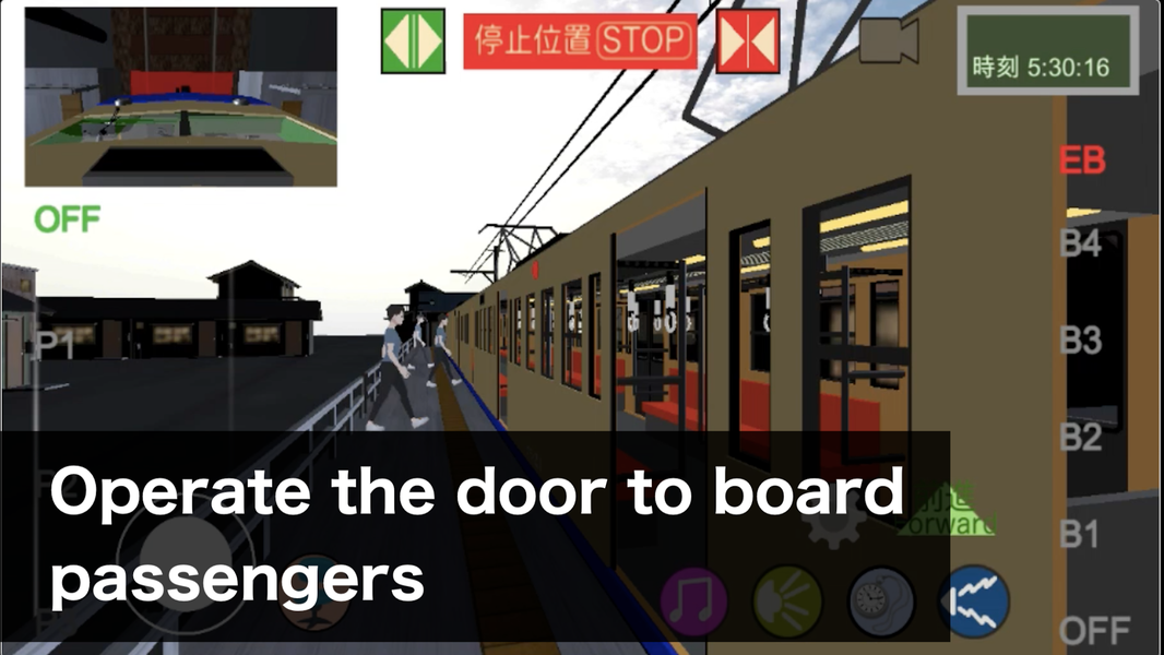 Japanese Train Drive Sim2 - Gameplay image of android game