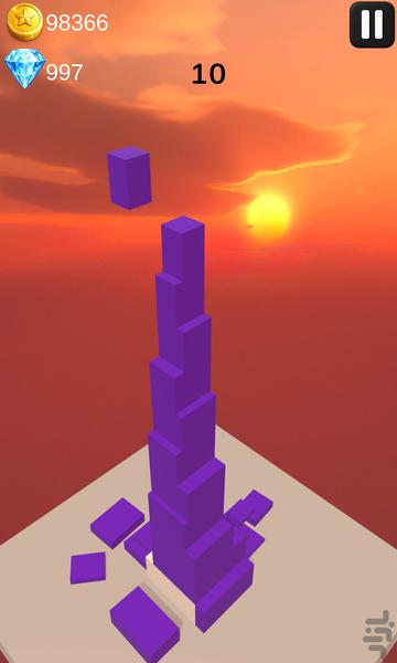 Stack Tower - عکس بازی موبایلی اندروید