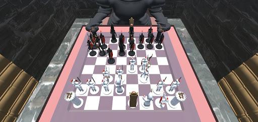 Chess War 3D Online - Real Characters - Gameplay image of android game