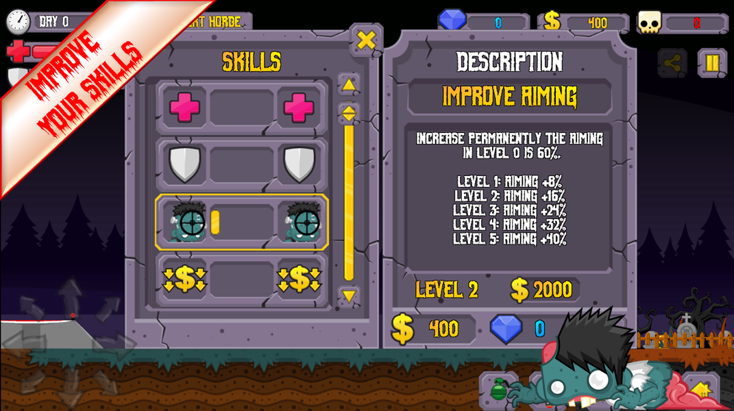 Zombie Shooting-Survive undead - Gameplay image of android game