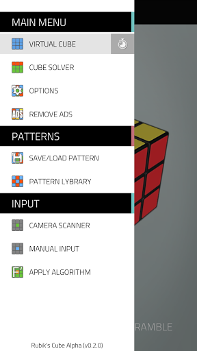 Virtual Rubik's Cube - Gameplay image of android game