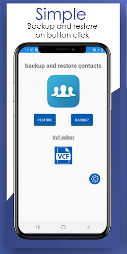 Recover Contacts + Backup - عکس برنامه موبایلی اندروید