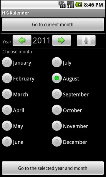 HK Kalender - Image screenshot of android app