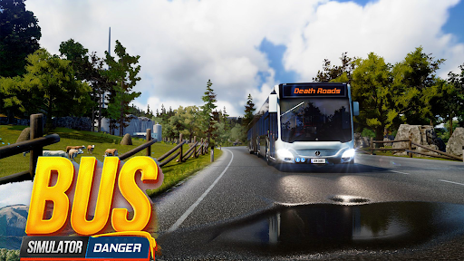 Euro Bus Simulator-Death Roads - Gameplay image of android game