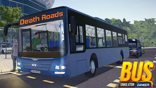 Euro Bus Simulator-Death Roads - Gameplay image of android game