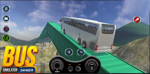 Euro Bus Simulator-Death Roads - Gameplay image of android game