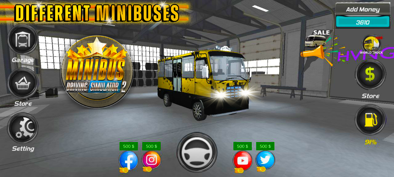 Minibus Simulator-City Driving - Gameplay image of android game