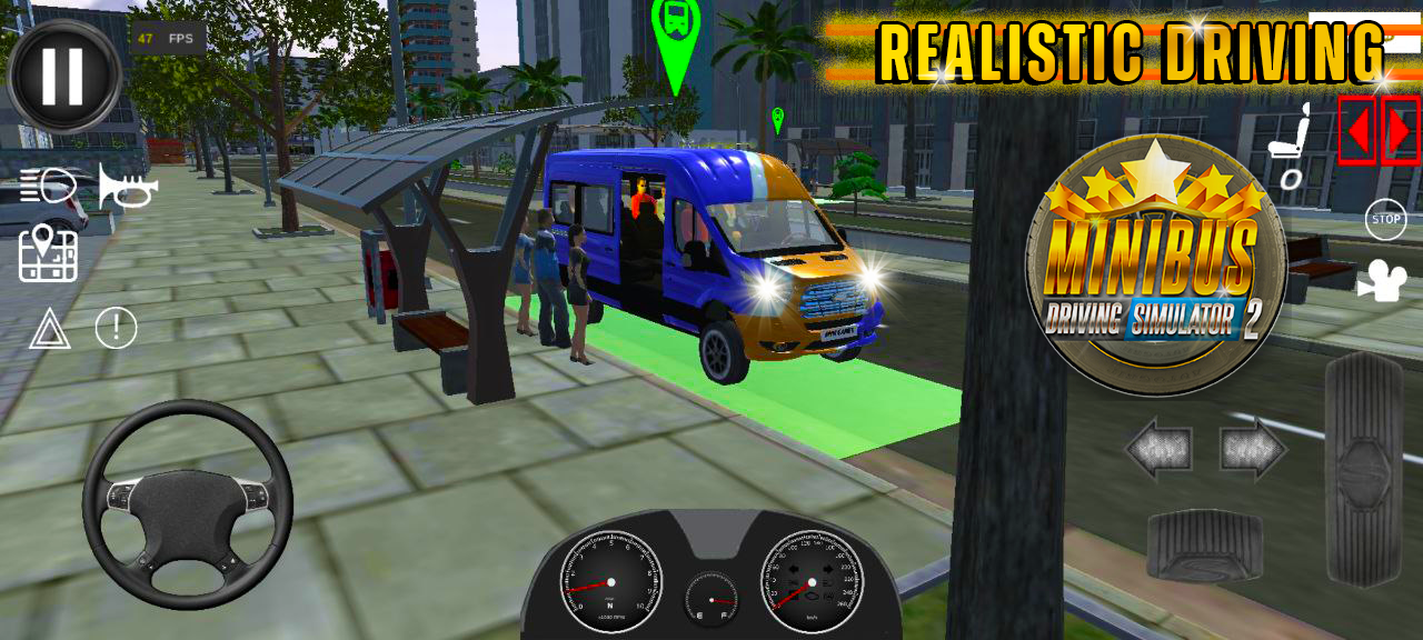 Minibus Simulator-City Driving - Gameplay image of android game