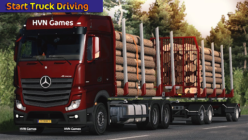 Truck Simulator Wood Transport - Gameplay image of android game