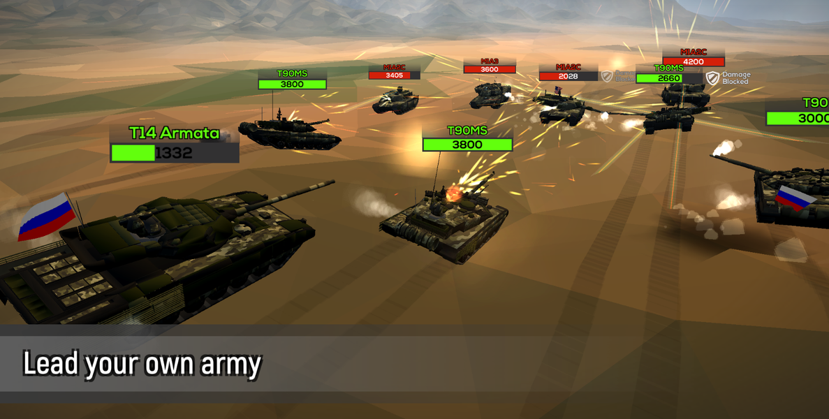 Poly Tank ۲ : Battle war games - عکس بازی موبایلی اندروید