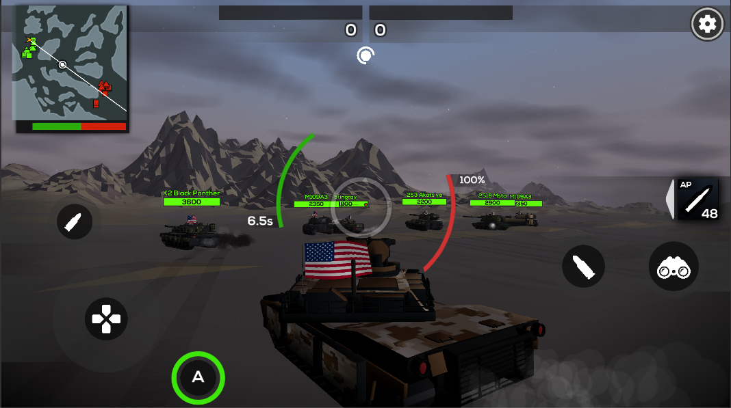 Poly Tank ۲ : Battle war games - عکس بازی موبایلی اندروید