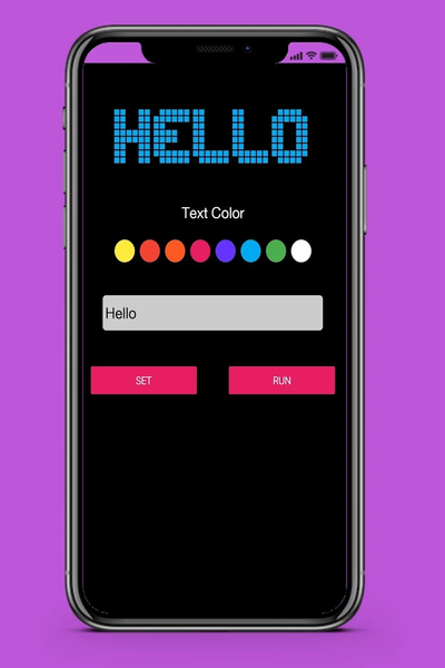LED : Simple Running Text - عکس برنامه موبایلی اندروید