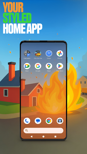City On Fire Home App - Image screenshot of android app
