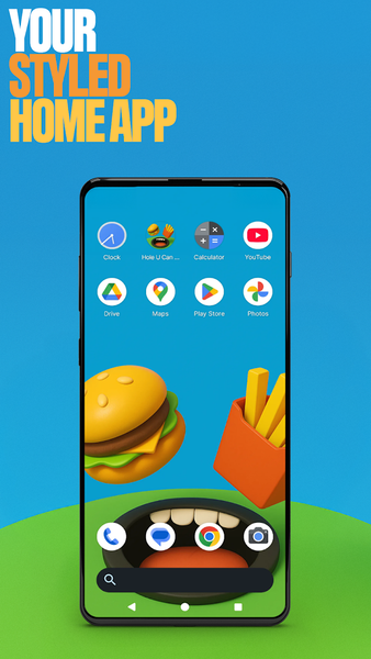 Hole U Can Eat Home App - Image screenshot of android app
