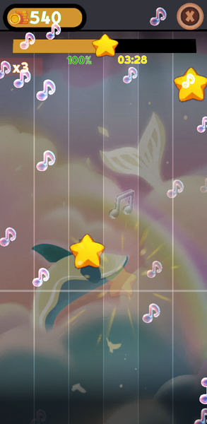 Rhapsody of Tunes: Key Flow - عکس بازی موبایلی اندروید