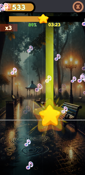 Rhapsody of Tunes: Key Flow - عکس بازی موبایلی اندروید
