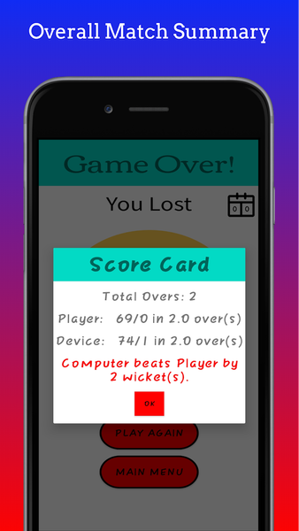 Hand Cricket - عکس بازی موبایلی اندروید