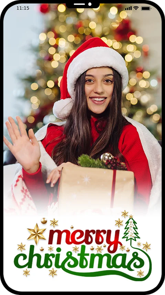 Happy Christmas Photo Frames - عکس برنامه موبایلی اندروید