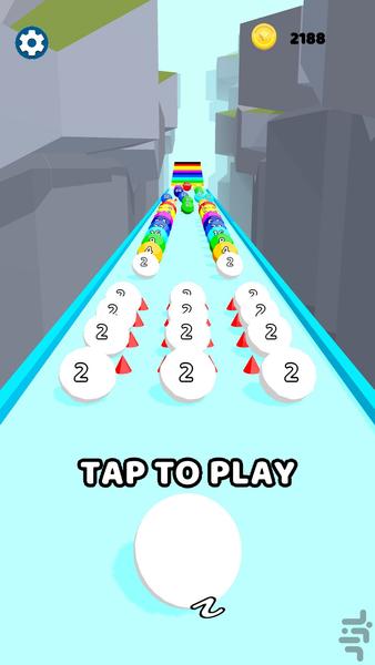 توپ‌گیر ۲۰۴۸ - Gameplay image of android game