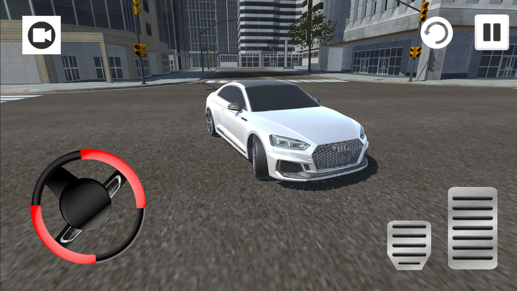 Audi RS5 Driving Simulator - Gameplay image of android game