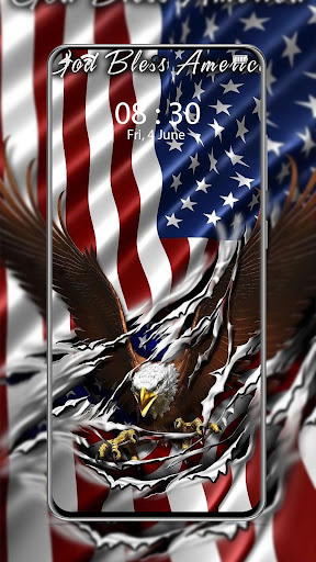 New Grunge Usa Flag Backgroundwallpaper  Free Vector Stock Vector   Illustration of independence blue 175569009